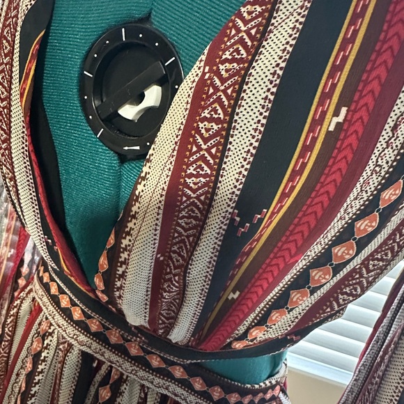 SHEIN Boho Printed Cut-Out Maxi Dress - Picture 5 of 8